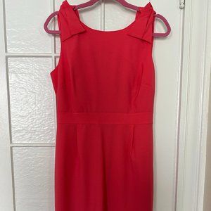 J. Crew Vibrant Red Midi Dress
